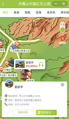 淮安景区手绘地图智慧导览和语音结合，让景区“活”起来
